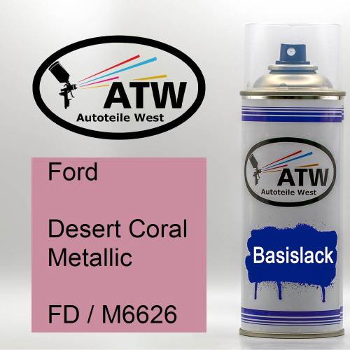 Ford, Desert Coral Metallic, FD / M6626: 400ml Sprühdose, von ATW Autoteile West.
